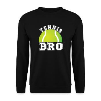 Fier frère de tennis du joueur de tennis frère - Sweat-shirt Unisexe - noir - Devant - Alina (178cm) & Michal (187cm)