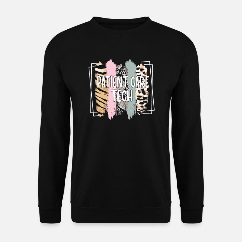 Techniker der Patientenversorgung Pflegetechniker - Unisex Pullover - Schwarz