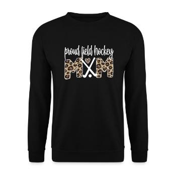 Best Field Hockey Mother Field Hockey Player Mama - Unisex Sweatshirt - black - Front - Alina (178cm) & Michal (187cm)