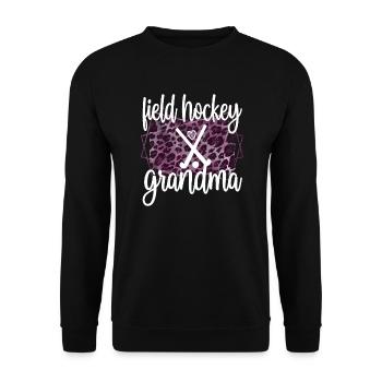 Meilleure grand-mère de hockey sur gazon Grand-mère - Sweat-shirt Unisexe - noir - Devant - Alina (178cm) & Michal (187cm)