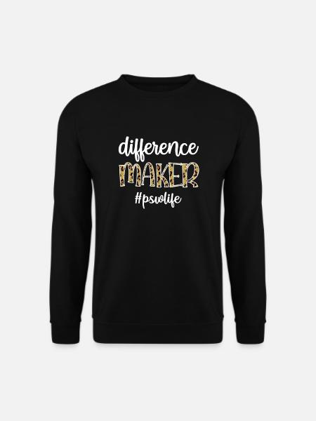SocialLy Supervised Personal Caregiver Assistant - Unisex Sweatshirt - black