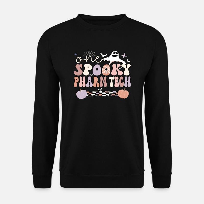 Pharmacy Technologist Halloween Pharmacy Tech - Unisex Sweatshirt - black