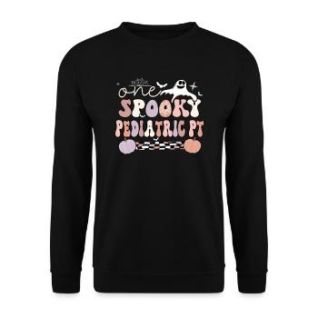 Pediatric PT Halloween Pediatric Physical Therapy - Unisex Sweatshirt - black - Front - Alina (178cm) & Michal (187cm)