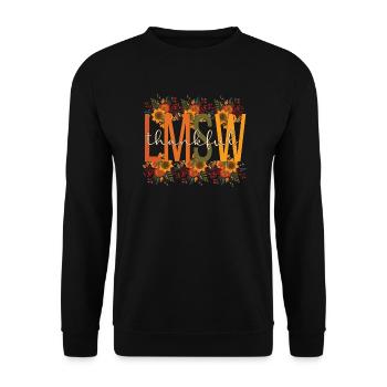 LMSW Thanksgiving Licensed Master Social Worker - Unisex Sweatshirt - black - Front - Alina (178cm) & Michal (187cm)