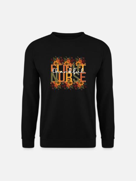 Flight Nurse Thanksgiving RN Flight Nursing Gifts - Unisex Pullover - Schwarz