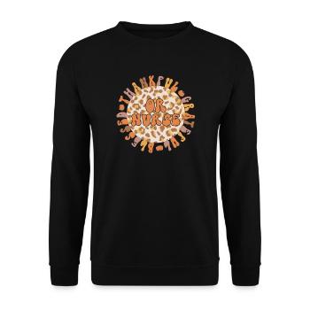 OR Nurse Thanksgiving Operating Room Nurse Gifts - Unisex Sweatshirt - black - Front - Alina (178cm) & Michal (187cm)