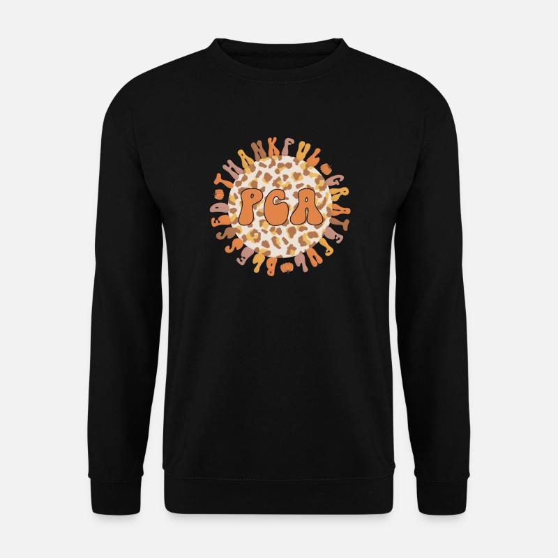 Aide-soignante Thanksgiving PCA Nurse Gift - Sweat-shirt Unisexe - noir