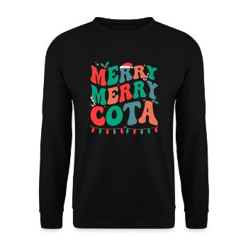 COTA Christmas Occupational Therapy Assistant Xmas - Unisex Sweatshirt - black - Front - Alina (178cm) & Michal (187cm)