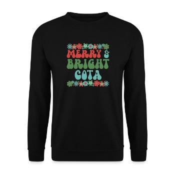 COTA Christmas Occupational Therapy Assistant Xmas - Unisex Sweatshirt - black - Front - Alina (178cm) & Michal (187cm)