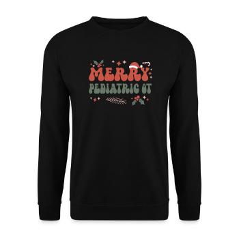 Pediatric Occupational Therapist Christmas PT Xmas - Unisex Pullover - Schwarz - Vorne - Alina (178cm) & Michal (187cm)