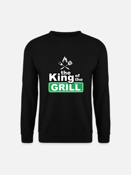 The King of the Grill - Unisex Pullover - Schwarz