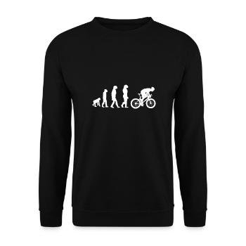 Évaluation de cadeau de vélo de vélo pour les motards - Sweat-shirt Unisexe - noir - Devant - Alina (178cm) & Michal (187cm)