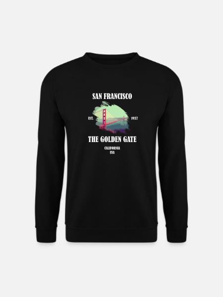 San Francisco Golden Gate Bridge - Unisex Sweatshirt - black