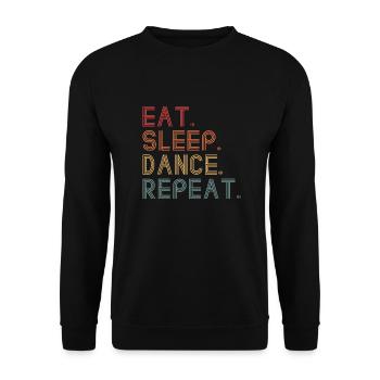 To dance - Unisex Sweatshirt - black - Front - Alina (178cm) & Michal (187cm)