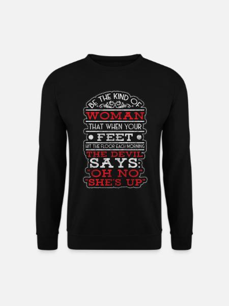 Frau Mädchenhaft Prinzessin - Unisex Pullover - Schwarz