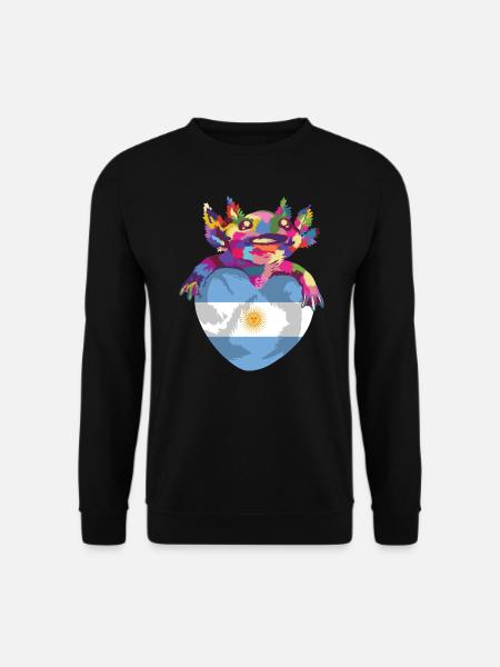 Argentine Drapeau Amérique du Sud Drapeau argentin - Sweat-shirt Unisexe - noir