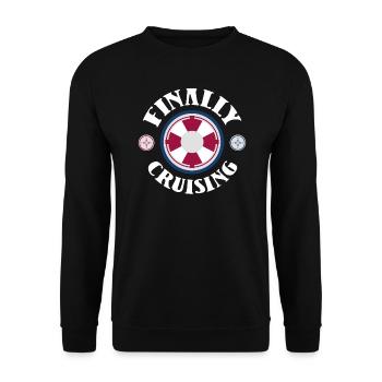 Cruise Cruise Ship - Unisex Sweatshirt - black - Front - Alina (178cm) & Michal (187cm)
