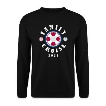Finally Cruise Cruise Ship - Unisex Sweatshirt - black - Front - Alina (178cm) & Michal (187cm)