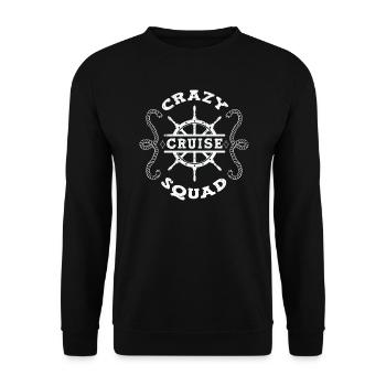 Kreuzfahrt Freunde Kreuzfahrtschiff - Unisex Pullover - Schwarz - Vorne - Alina (178cm) & Michal (187cm)