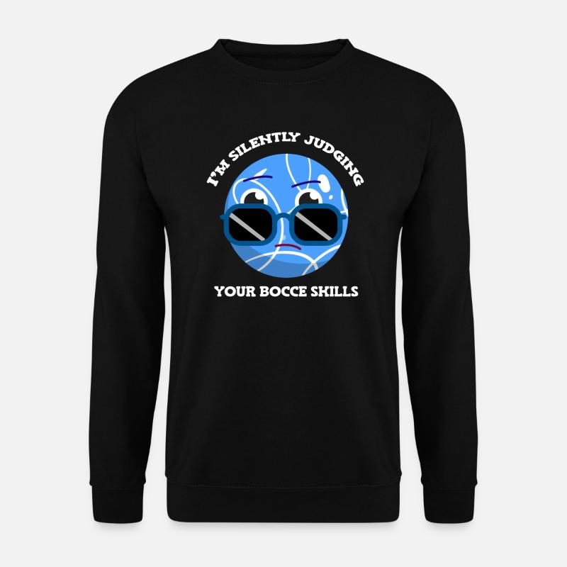 Boccia Boule Petanque - Unisex Pullover - Schwarz