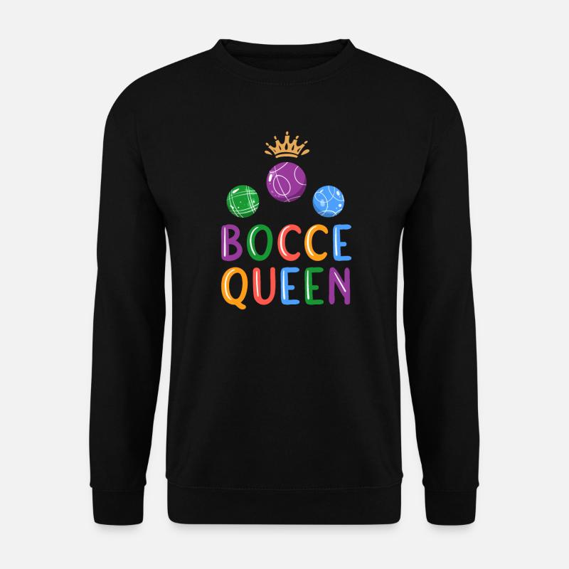 Boccia Boule Petanque - Unisex Pullover - Schwarz