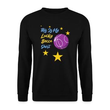 Boccia Boule Petanque - Unisex Pullover - Schwarz - Vorne - Alina (178cm) & Michal (187cm)
