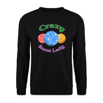 Boccia Boule Petanque - Unisex Pullover - Schwarz - Vorne - Alina (178cm) & Michal (187cm)