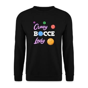 Boccia Boule Petanque - Unisex Pullover - Schwarz - Vorne - Alina (178cm) & Michal (187cm)