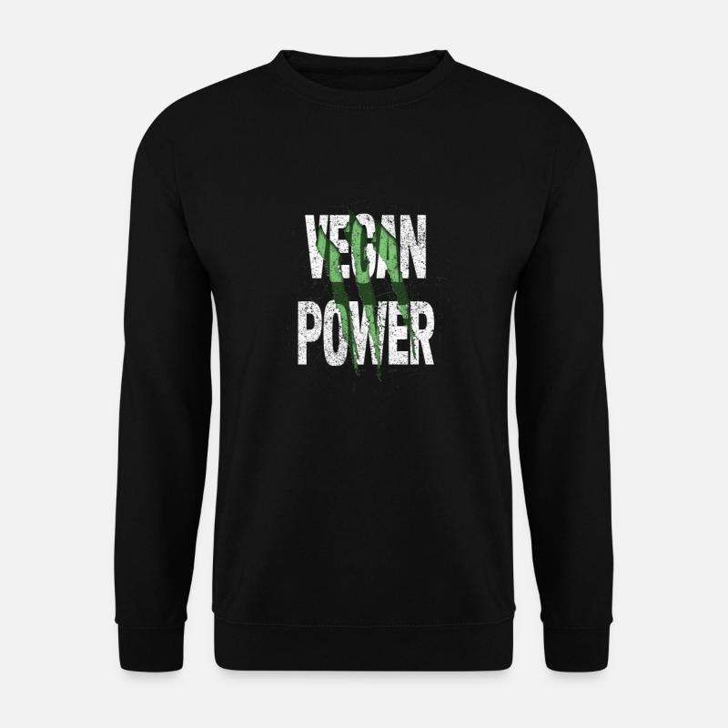 Vegan Power - Unisex Pullover - Schwarz