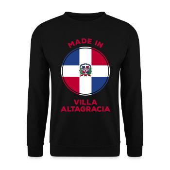 Villa Altagracia Dominican Republic - Unisex Sweatshirt - black - Front - Alina (178cm) & Michal (187cm)
