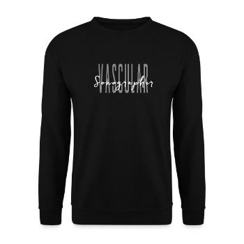 Vascular Sonographer Cardiac Tech Sonography - Unisex Sweatshirt - black - Front - Alina (178cm) & Michal (187cm)