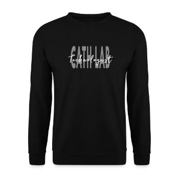 Cath Lab Technologist Rad MRI - Unisex Sweatshirt - black - Front - Alina (178cm) & Michal (187cm)