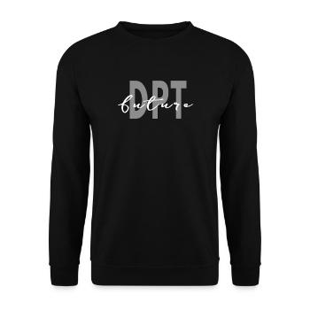 Future Doctor of Physical Therapy - Unisex Sweatshirt - black - Front - Alina (178cm) & Michal (187cm)