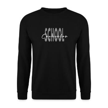 School Counselor - Unisex Sweatshirt - black - Front - Alina (178cm) & Michal (187cm)