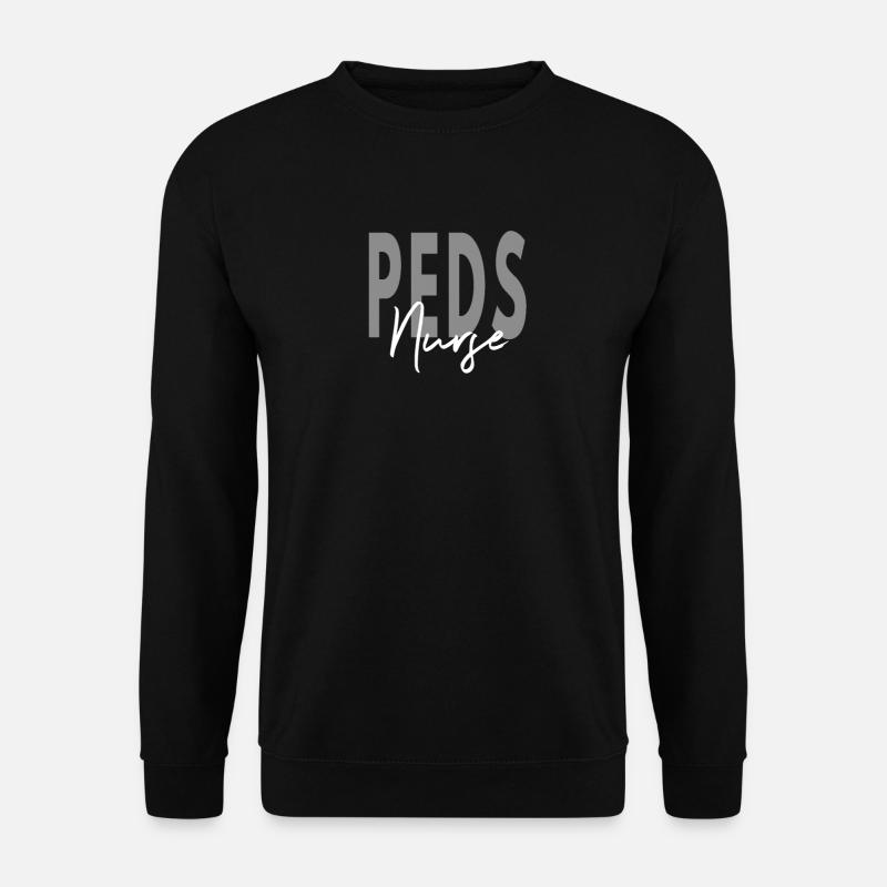 Pediatric PEDS RN Nurse - Unisex Sweatshirt - black