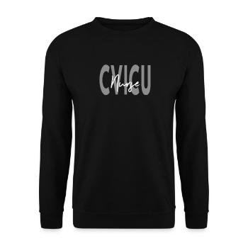 CVICU Cardiovascular ICU Nurse - Unisex Sweatshirt - black - Front - Alina (178cm) & Michal (187cm)