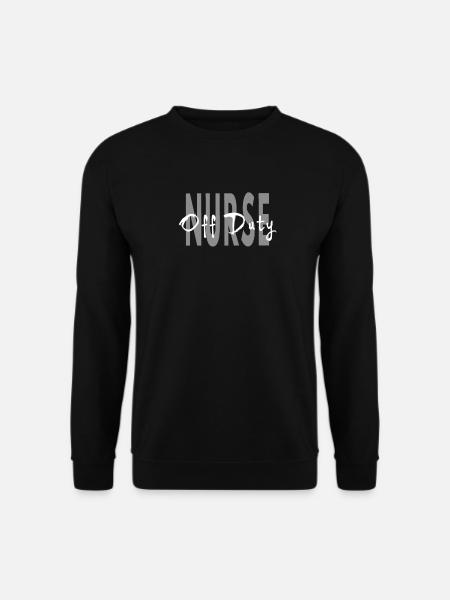 nurse off duty - Unisex Sweatshirt - black