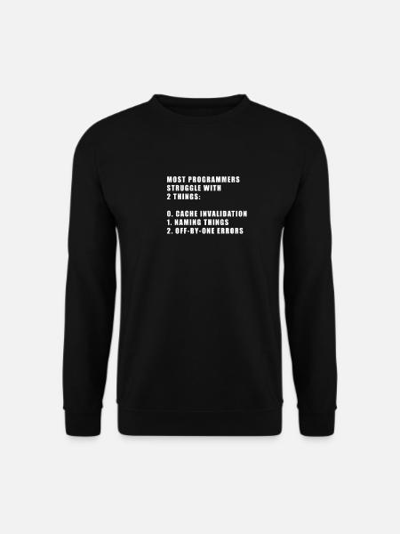 computer science funny programmers - Unisex Sweatshirt - black