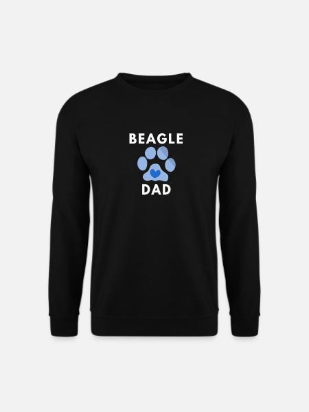 beagle dad - Unisex Sweatshirt - black