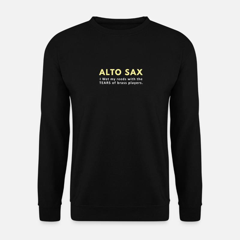 alto saxophone player - Unisex Sweatshirt - black