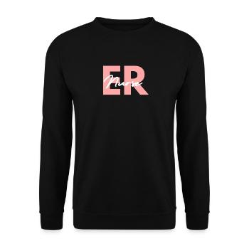 ER Nurse Emergency Room ICU - Unisex Sweatshirt - black - Front - Alina (178cm) & Michal (187cm)
