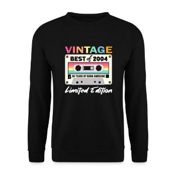Best of 2004 - 20th Anniversary Limited Edition - Unisex Sweatshirt - black - Front - Alina (178cm) & Michal (187cm)