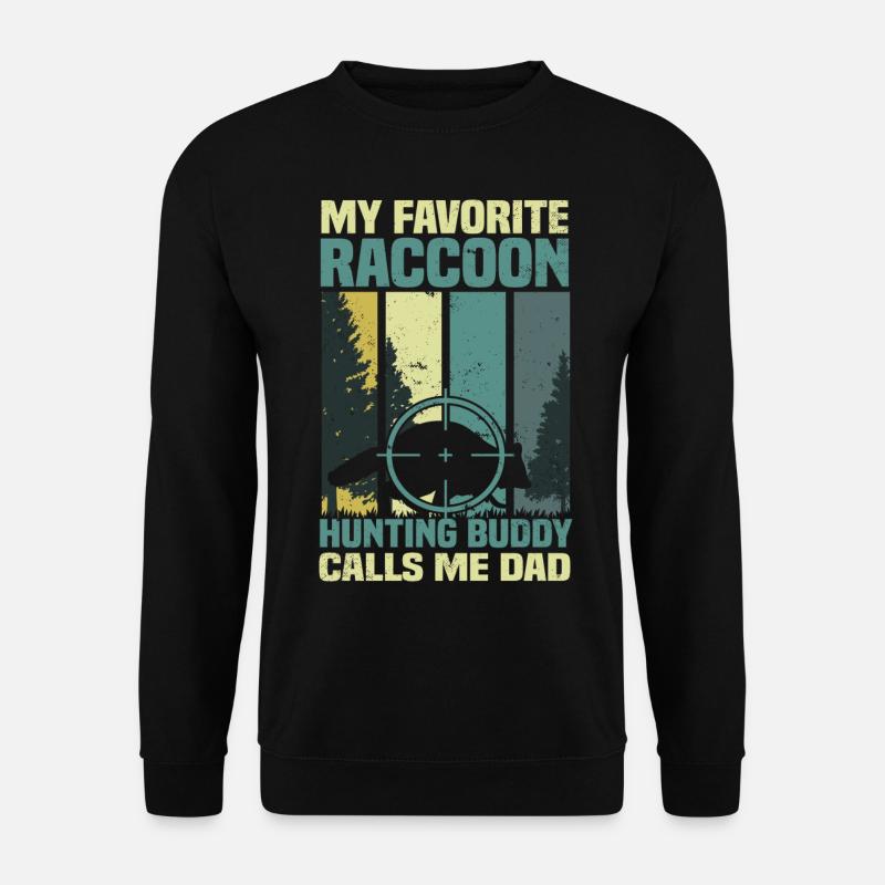 Waschbärjäger - Unisex Pullover - Schwarz