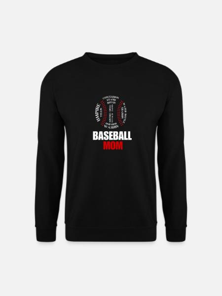 baseball mom - Unisex Sweatshirt - black