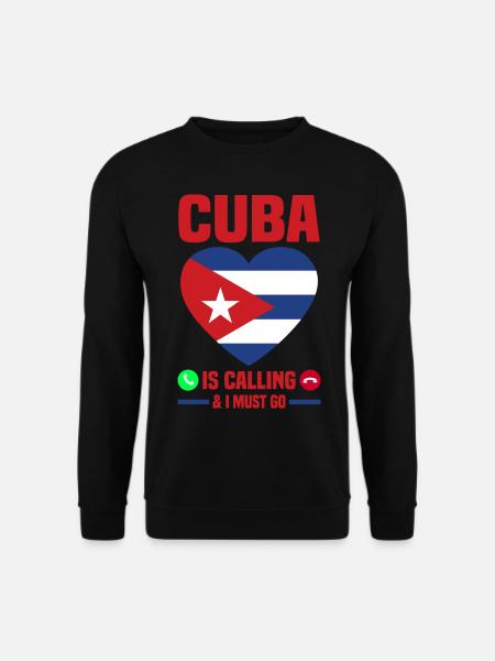 Kuba - Unisex Pullover - Schwarz