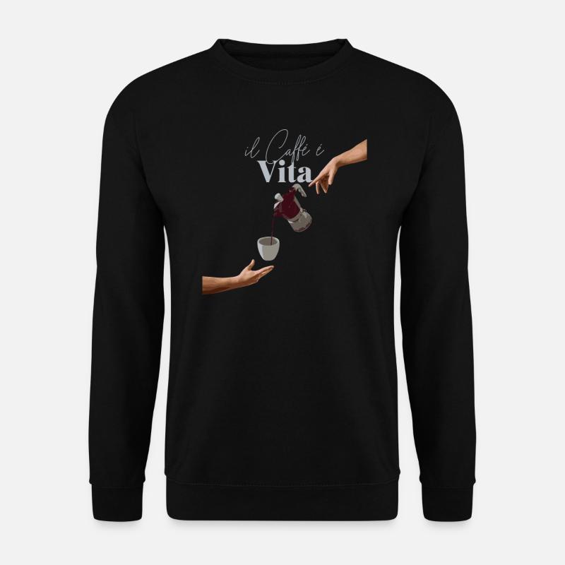 Il Caffe e Vita - Sweat-shirt Unisexe - noir