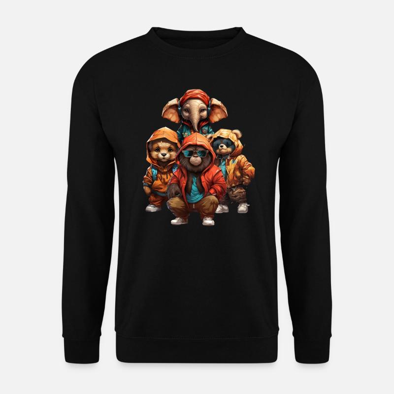 Wild Hip-Hop Party - Unisex Sweatshirt - black