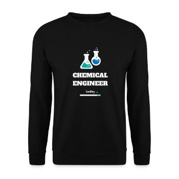 Engineer Chemical - Unisex Sweatshirt - black - Front - Alina (178cm) & Michal (187cm)
