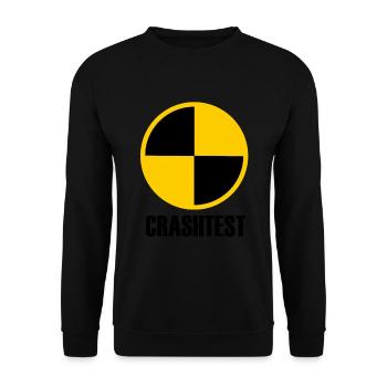 CRASHTEST - Unisex Pullover - Schwarz - Vorne - Alina (178cm) & Michal (187cm)