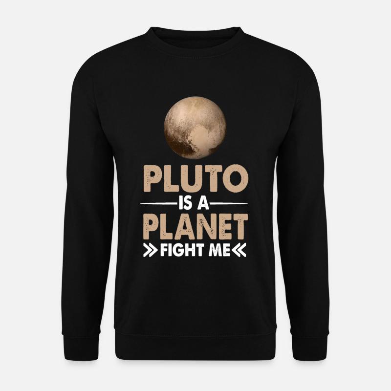 Pluto Planet - Unisex Sweatshirt - black